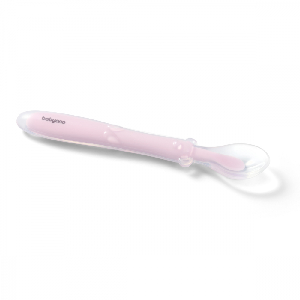 Linguriță Flexibilă Silicon Babyono Roz - imagine 5