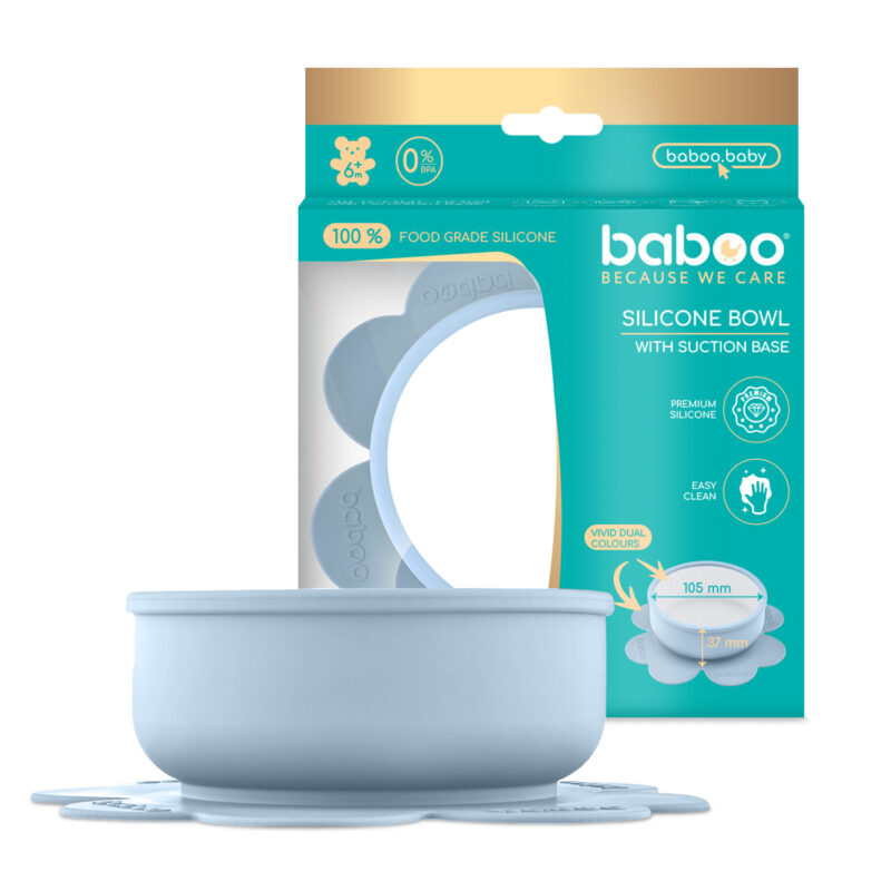 Bol Silicon Baboo cu Ventuza | 6 luni+ - imagine 7