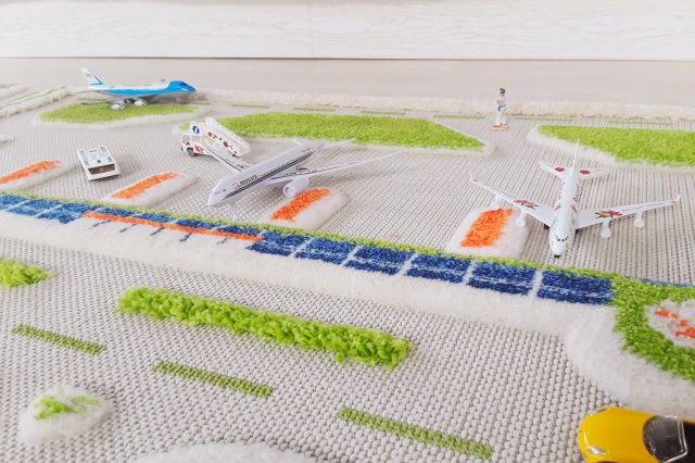 Covor 3D Copii Orașul la Mare | Ivi carpets - imagine 4