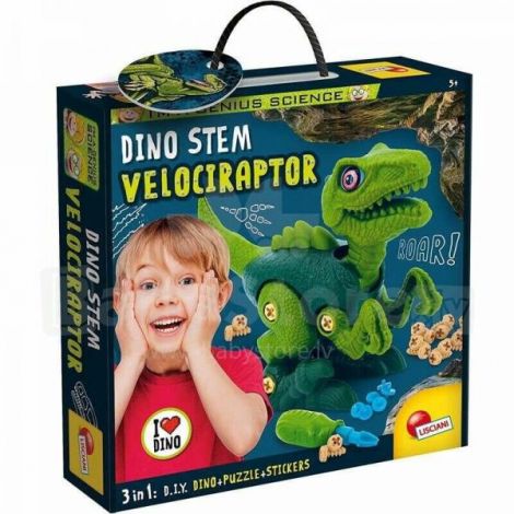 Lisciani Set STEM Velociraptor - Jucarie Constructie