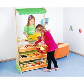 Stand Legume Moje Bambino, 12 Lazi, Plywood - imagine 2