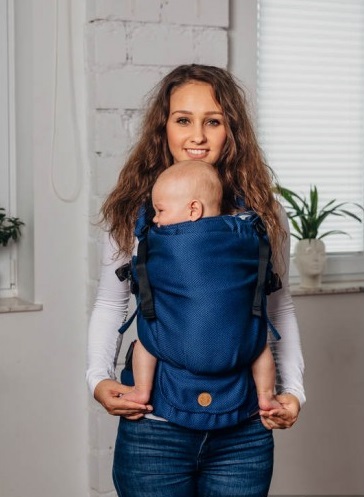 Marsupiu Lenny Lamb Cobalt Basic Carrier, Ergonomic