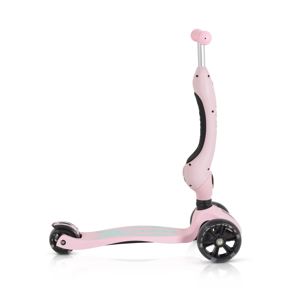 Trotineta 2in1 Byox Pink cu Scaun și LED - imagine 9
