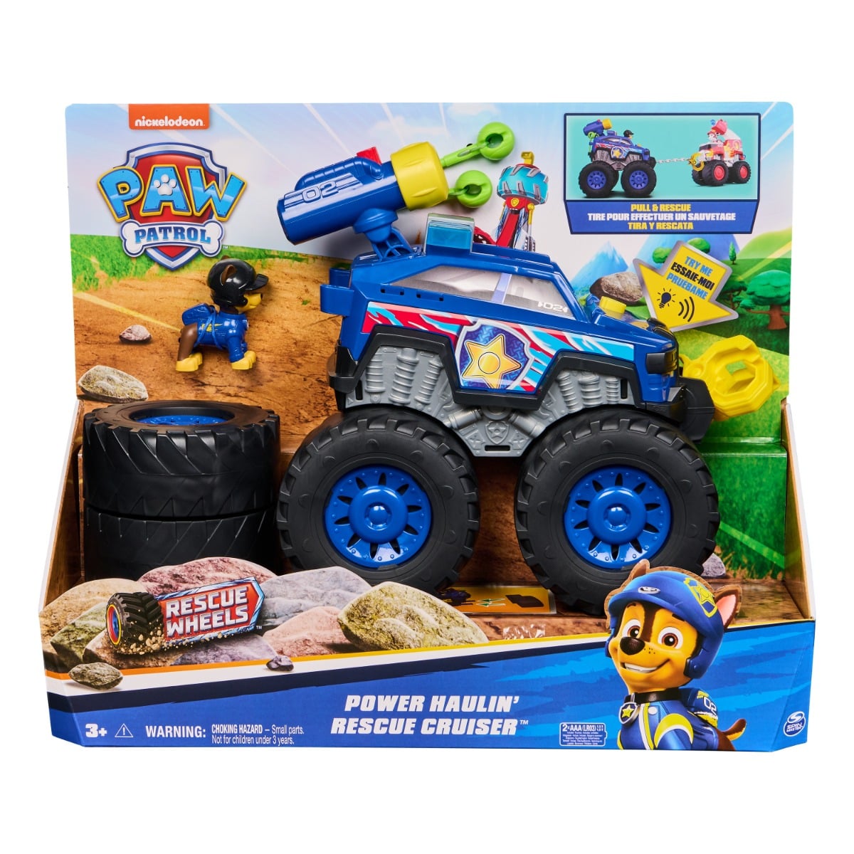 Paw Patrol Chase Monster Truck cu Figurina