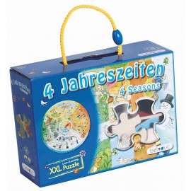 Puzzle Circular Anotimpurile Beleduc Educativ - imagine 4