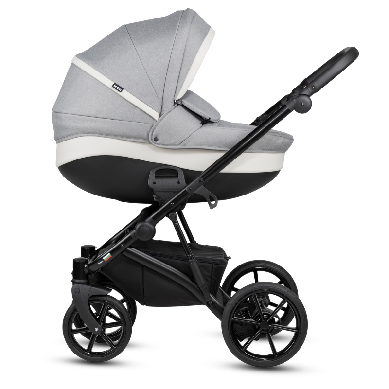 Carucior Buba Zaza2 2in1 cu Suspensii Warm Grey