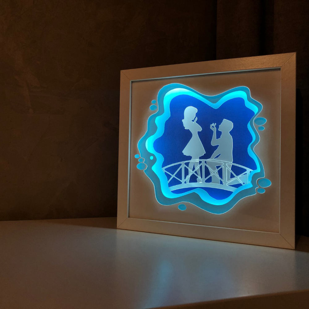 Tablou Luminos Indragostiti 023 Noorhandmade