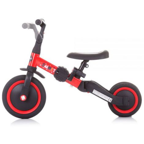 Chipolino Smarty 2in1 Roșu | Tricicletă Transformabilă - imagine 4