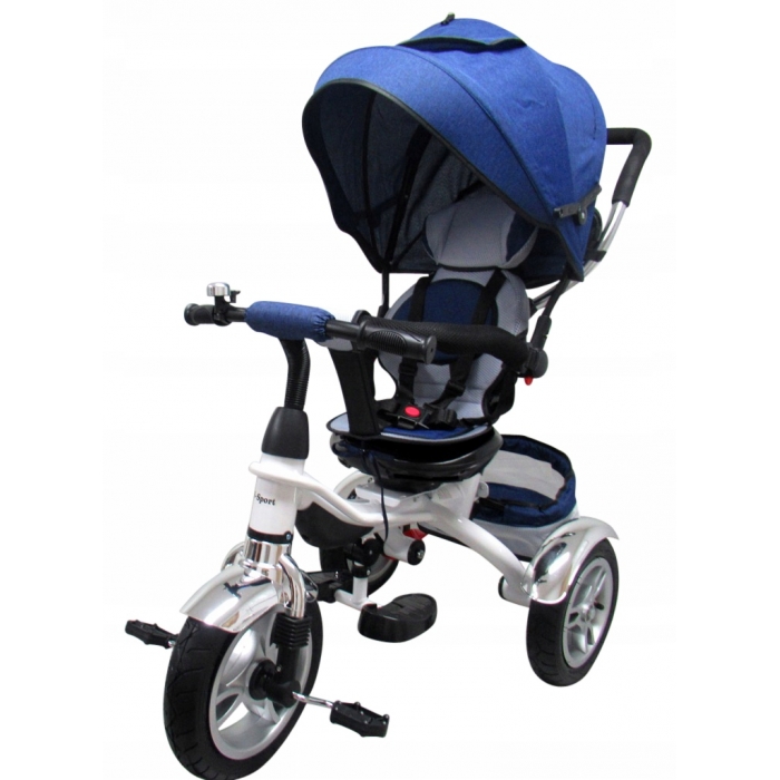 Tricicleta R-Sport T3 Jeans 3 in 1, Roti Gonflabile - imagine 3