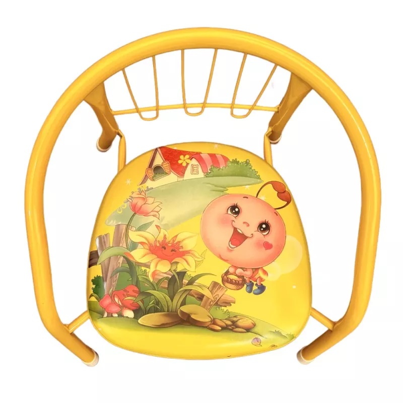 Scaunel NiceKids Yellow Bee, Metal Ergonomic - imagine 2