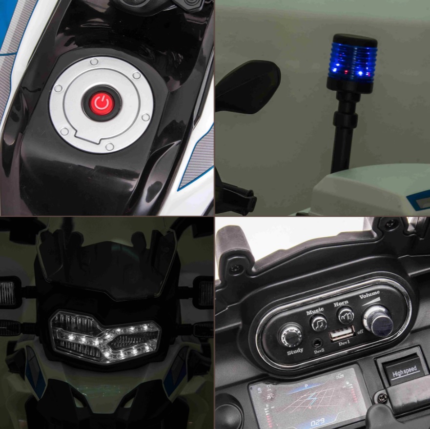 Motocicleta BMW F850 Electrică 12V Copii - imagine 3