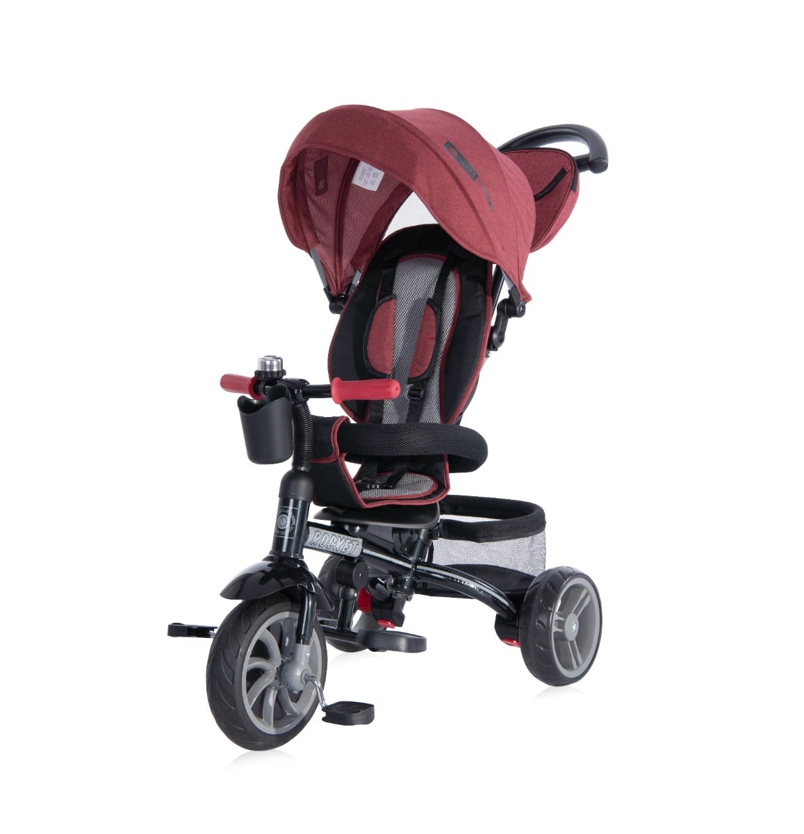 Tricicleta 6 in 1 Lorelli Rocket Red Black