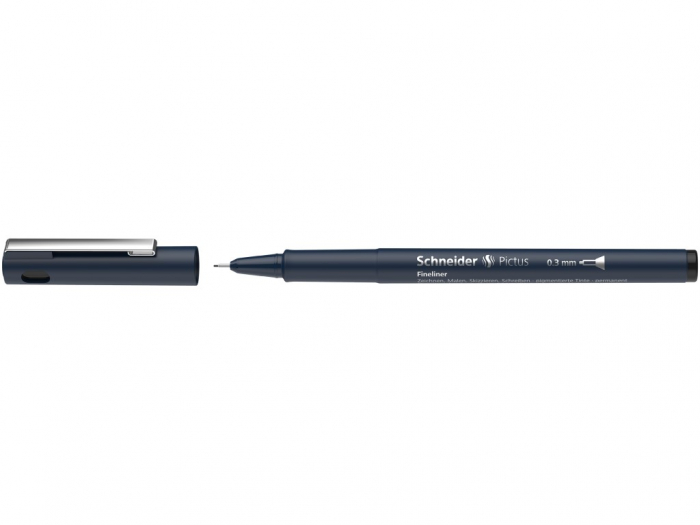 Fineliner Schneider Pictus, 4 culori, 0.3 mm
