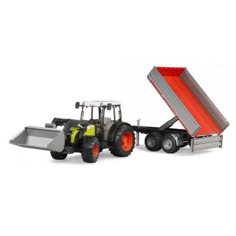 Bruder Tractor Claas cu Remorcă Basculabilă - imagine 8