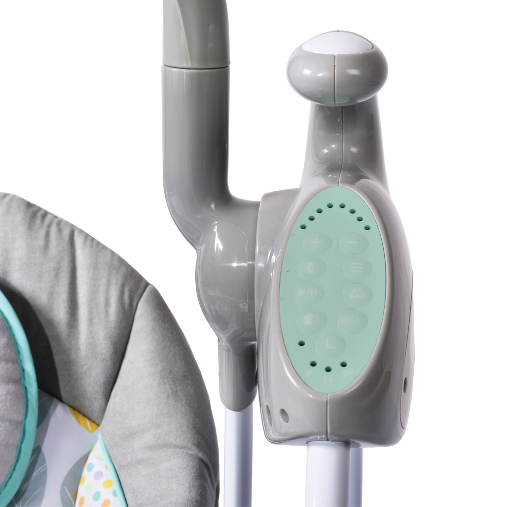 Leagan Electric Cangaroo Sweet Star+ Grey, cu Conectare Priză - imagine 5