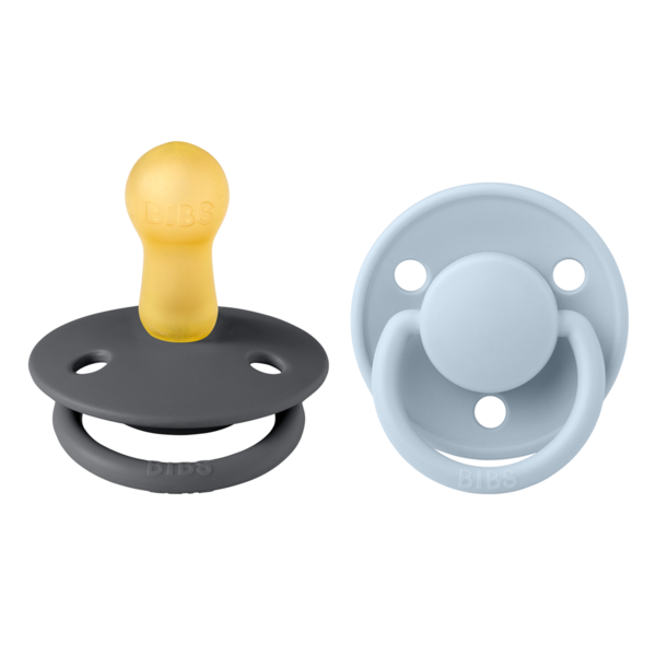 Set 2 Suzete Bibs De Lux IronBaby Blue - imagine 3