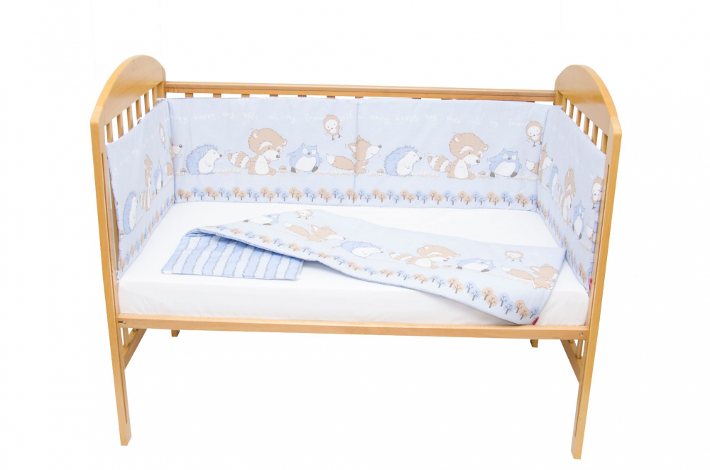 Set Protecții Patut Odette Blue, Kids Decor - imagine 2