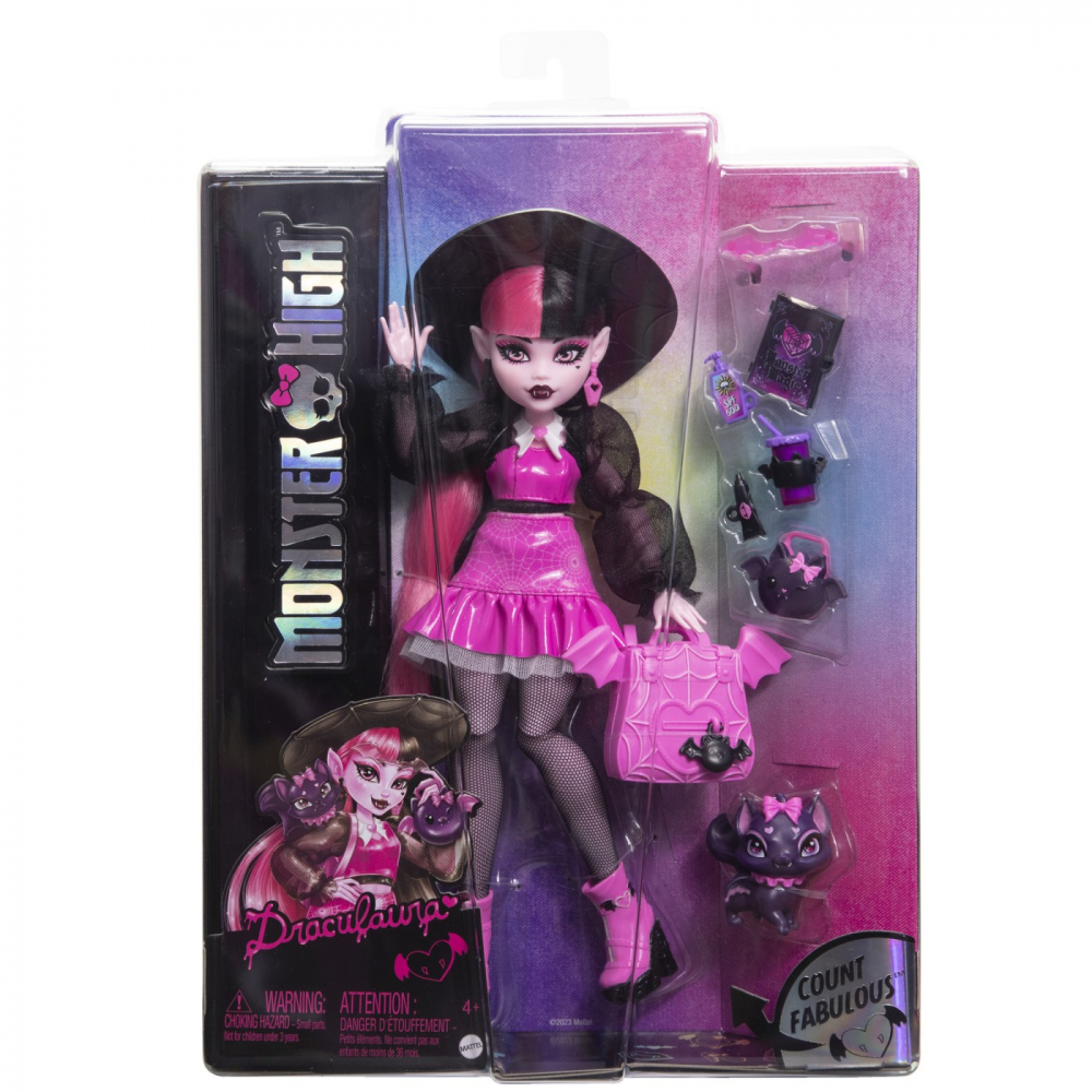 Papusa Monster High Draculaura & Count Fabulous
