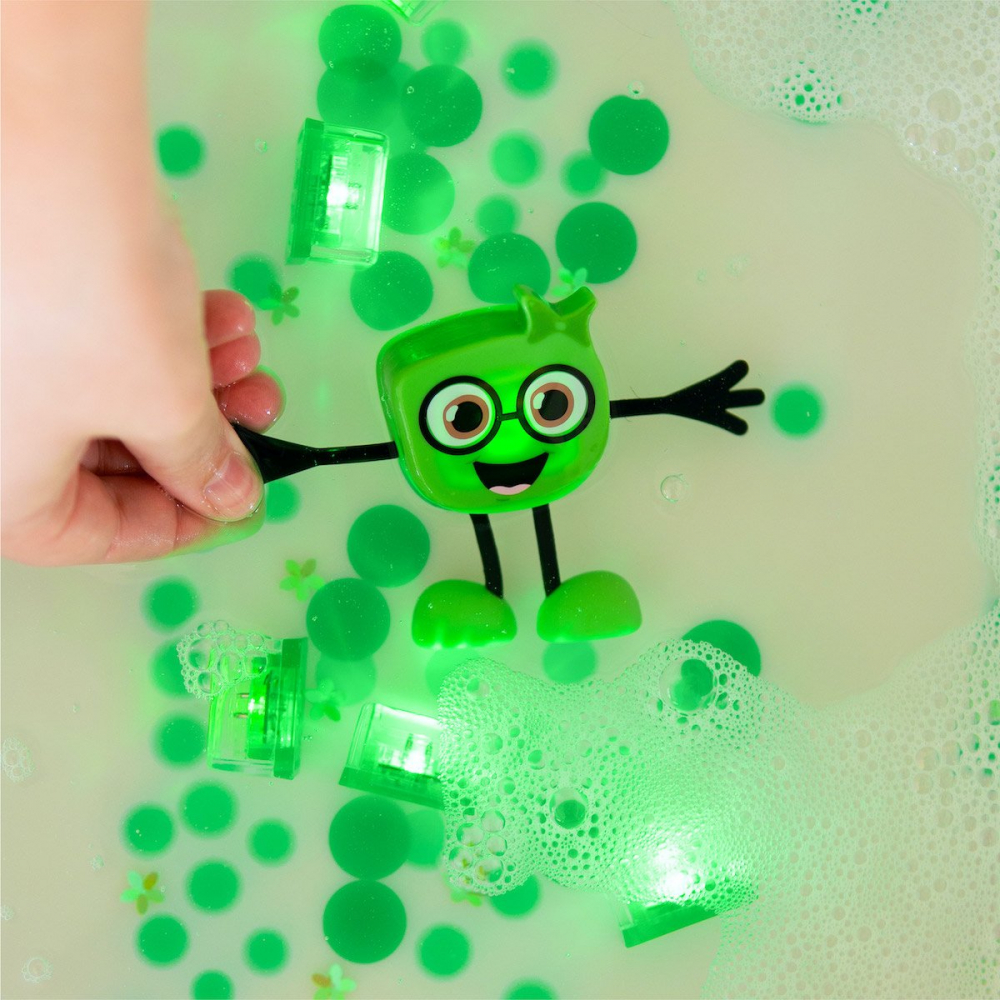 Glo Pal Pippa: Jucarie Senzoriala de Baie Verde