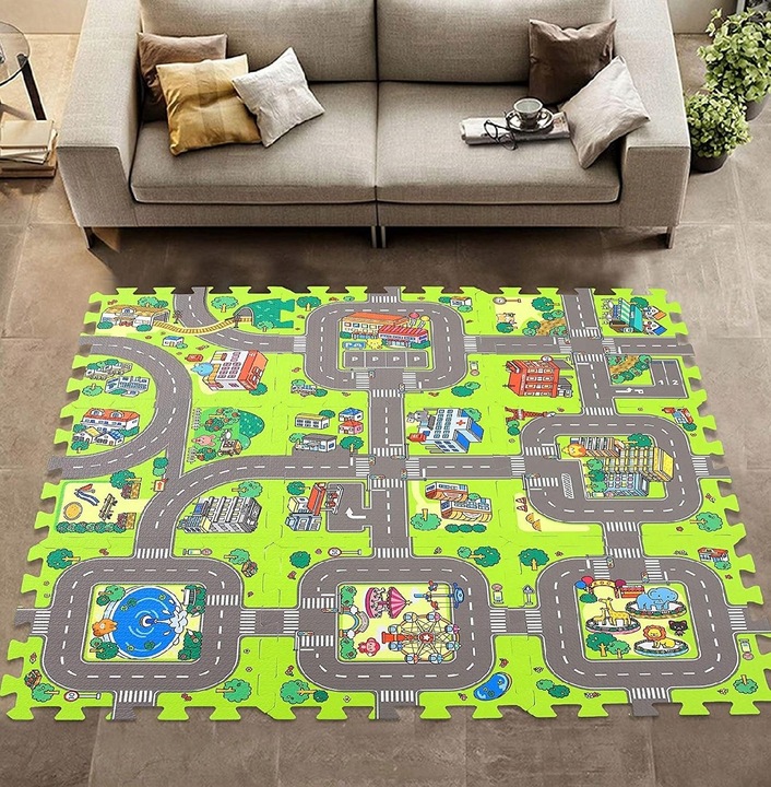 Matadi Covor Puzzle City Circuit | Joc Masini