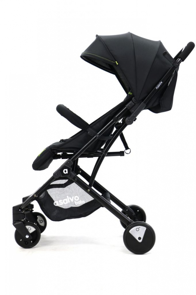 Carucior Asalvo Sport Pliabil, Usor, Negru-Verde - imagine 7
