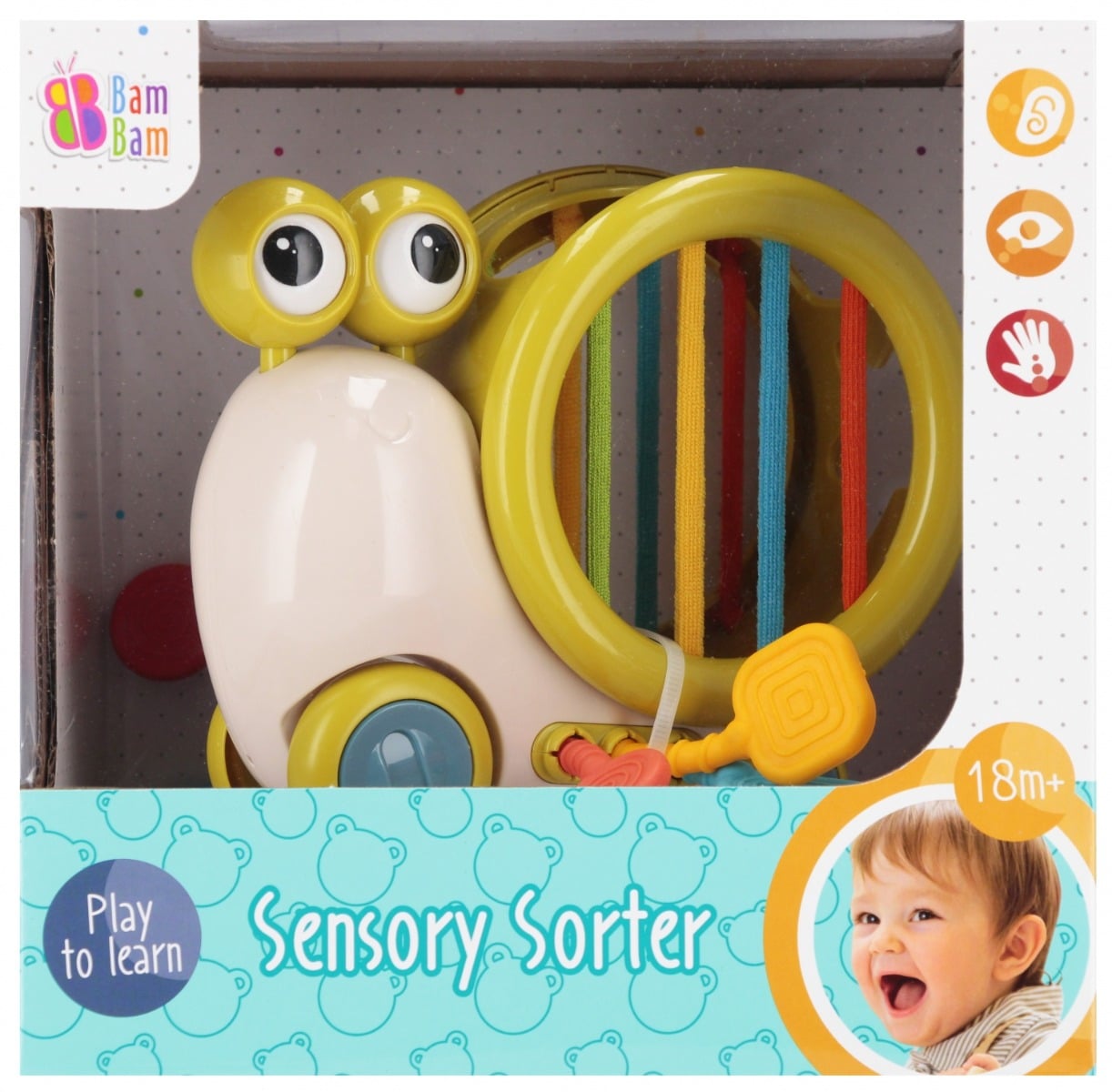 Sortator Melc Bambam | Jucarie Educativa Senzoriala
