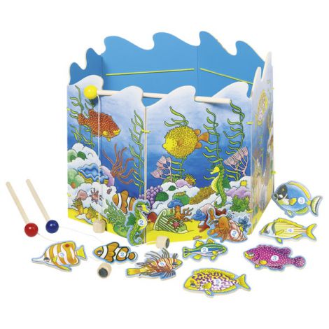 Joc de pescuit magnetic Goki, cu 3 undite