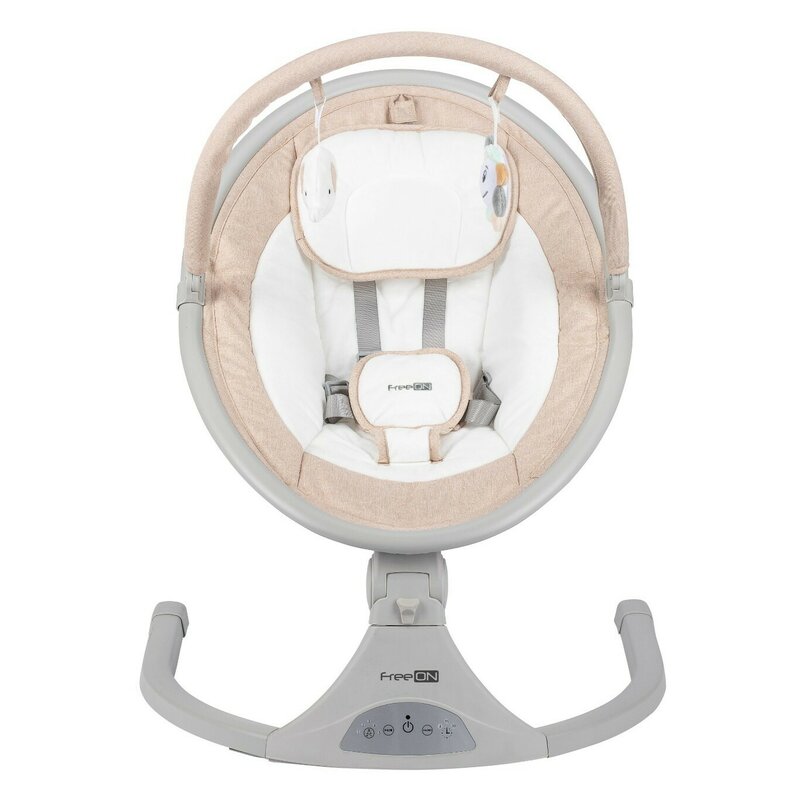 Leagan FreeOn Elite Beige cu 12 melodii si 5 viteze