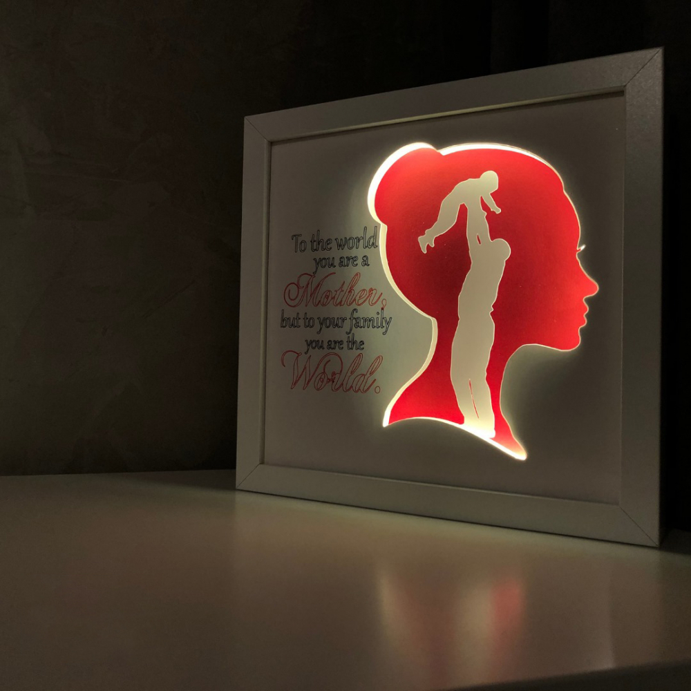 Tablou Luminos Părinți și Copii | Noorhandmadeatelier