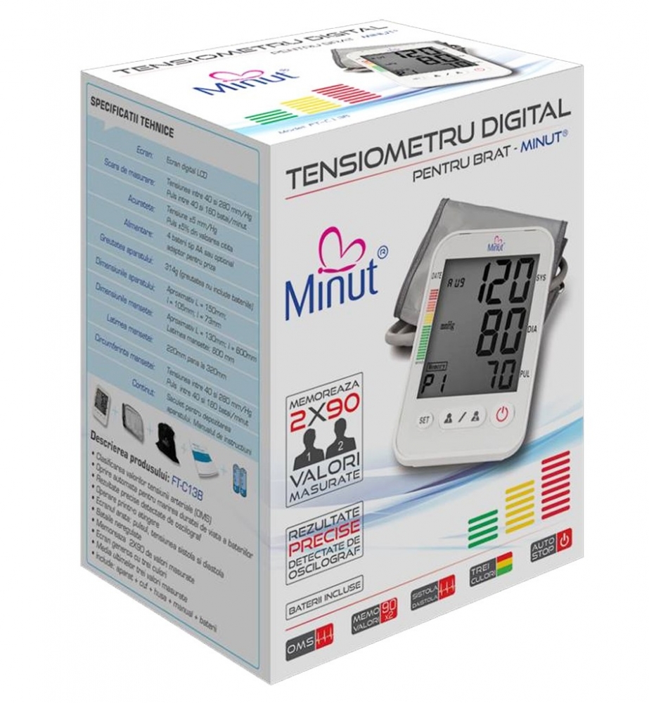 Tensiometru Digital Minut pentru Braț - Măsurători Precise - imagine 3