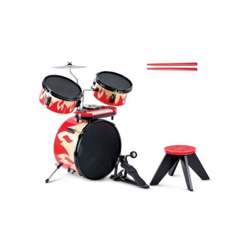 Hape Set Tobă și Orgă Lemn - Dezvoltare Muzicală
