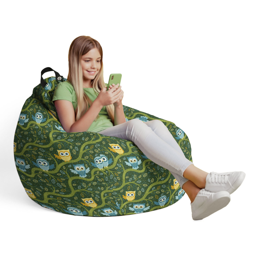 Husa Bean Bag Para L, Verde, Updeco - imagine 4