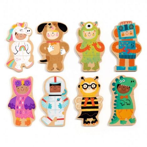 Djeco Joc Magnetic Animale Costumate - imagine 2