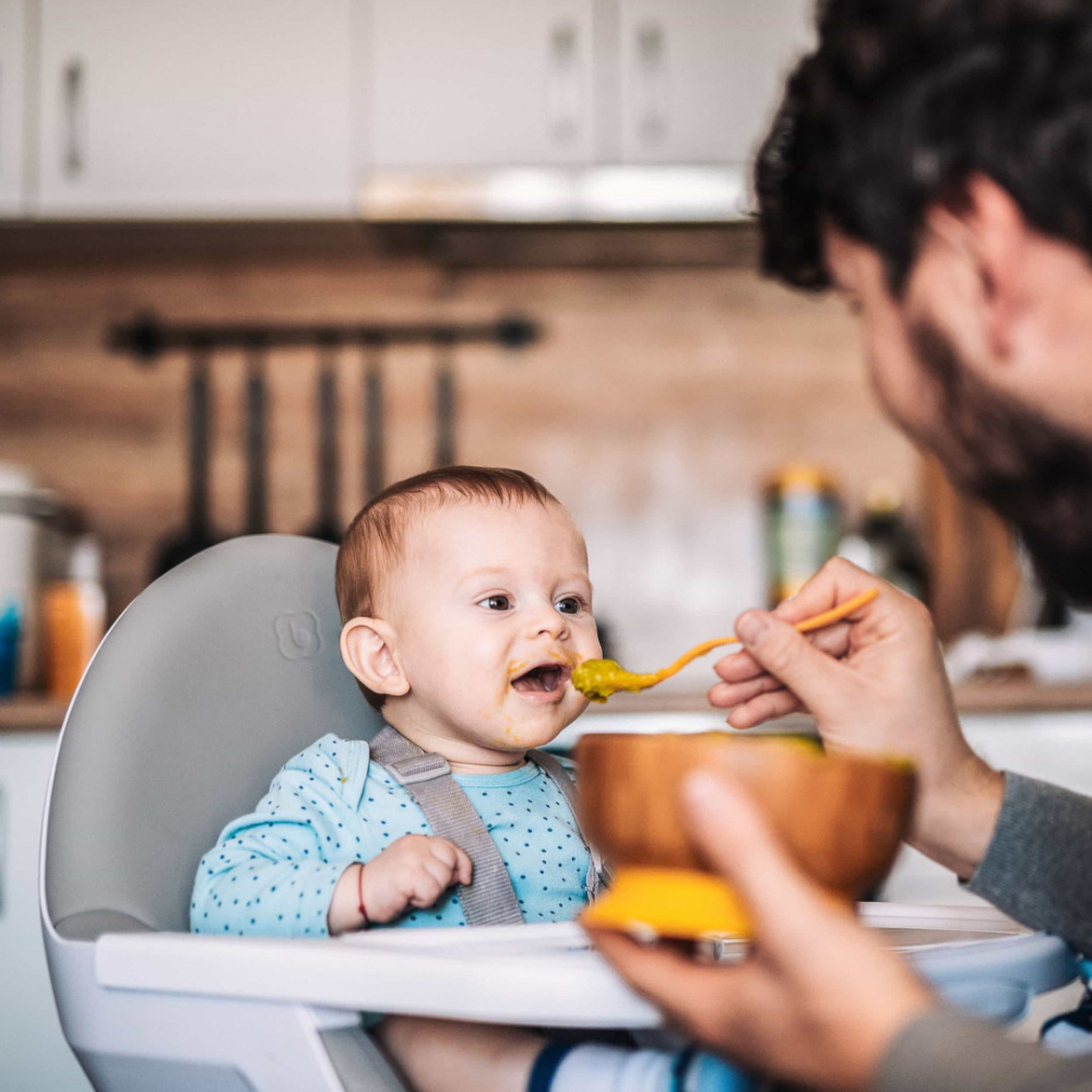 Scaun Masa BabyGo Skandi Green Transformabil - imagine 6