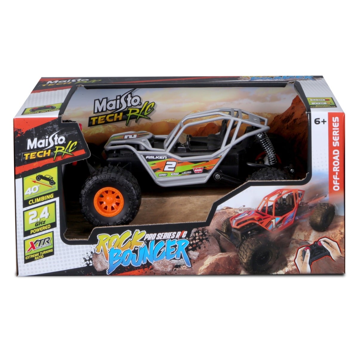 Maisto Rock Bouncer RC Off-Road, Gri