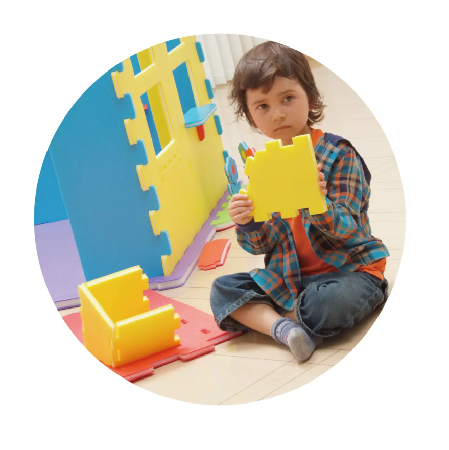 Casuta educativa Car Boy Safety - Spuma sigura - imagine 4
