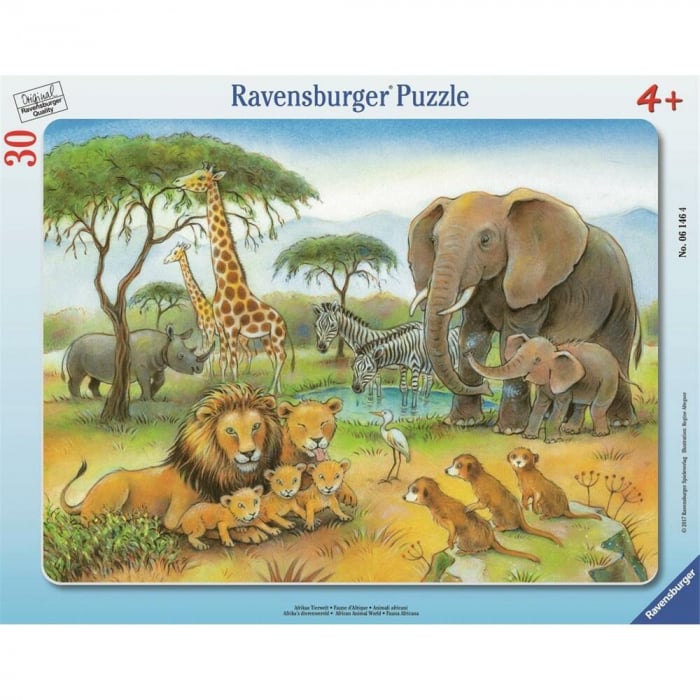 Puzzle Ravensburger Africa Sălbatică