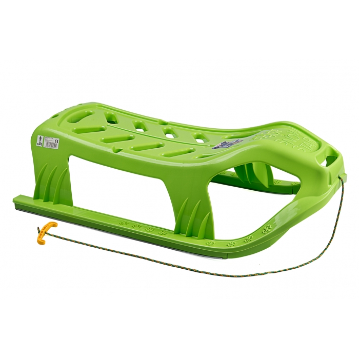 Sanie copii Marmat Snow Star verde, 2 persoane