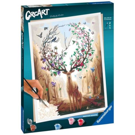 Ravensburger CreArt Cerb Magic - Pictură Relaxantă - imagine 2