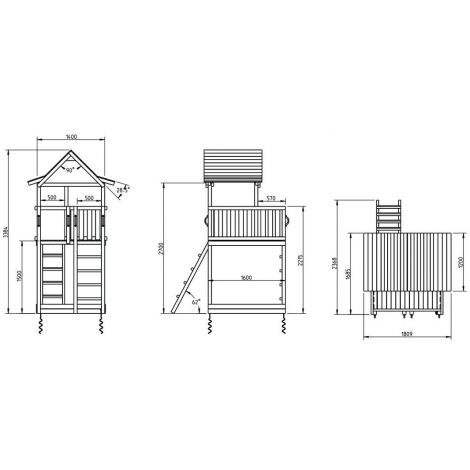 Spațiu de Joacă Pagoda BlueRabbit 2.0, 5-6 Copii - imagine 4