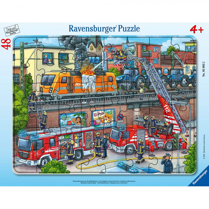 Ravensburger Puzzle Pompieri 48buc - Joc Educativ