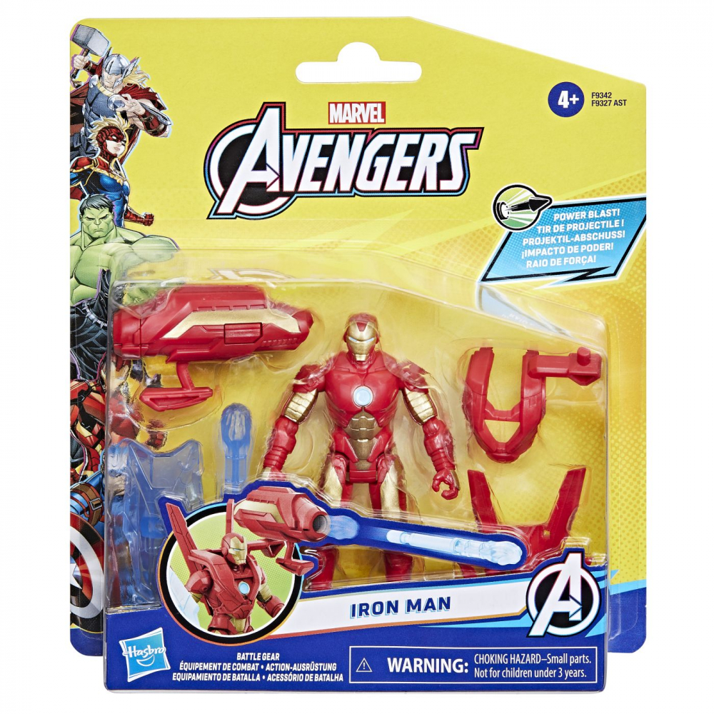 Figurina Iron Man 10cm Hasbro - Epic Hero Battle Gear