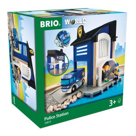 Stație de Poliție Brio - Trenulete Lemn - imagine 2