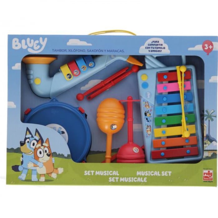 Set Instrumente Muzicale Bluey Reig - Dezvoltare Creativă