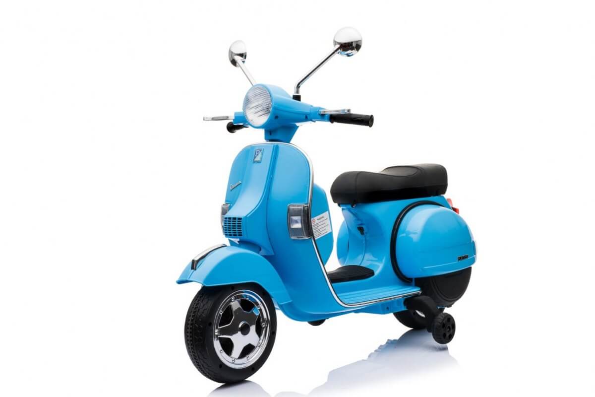 Scuter Electric Vespa PX150 12V Albastru | Autokids
