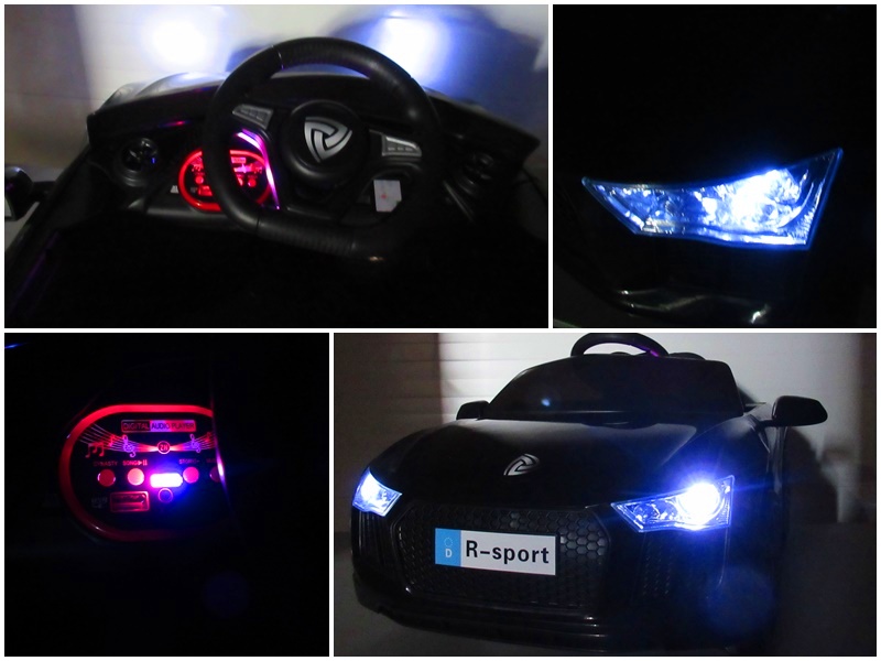 Mașinuță Electrică Cabrio B4 Negru | Autokids.ro - imagine 6