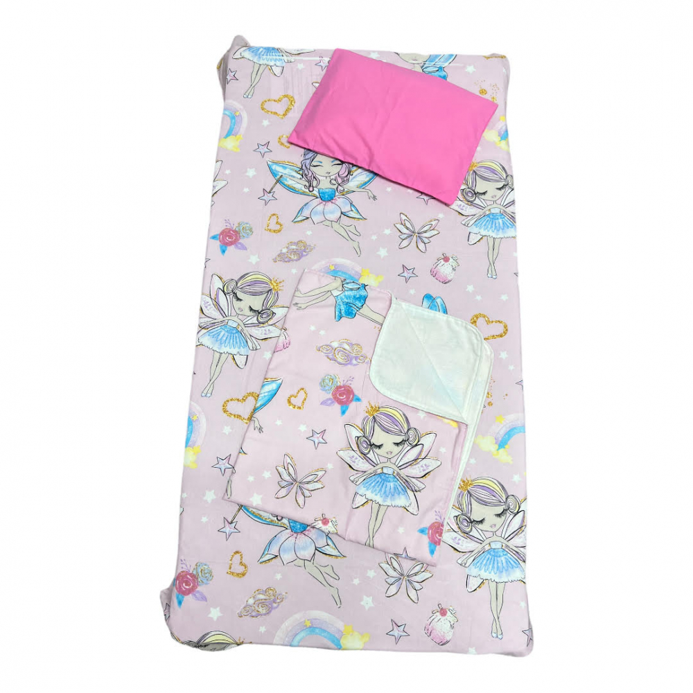 Set 3 Piese Deseda Zane pe Roz 140x70 cm