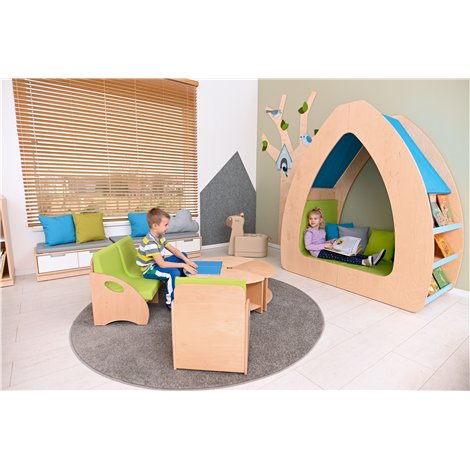 Sezut Frank Verde Lime Moje Bambino | Spumă Confortabilă - imagine 3