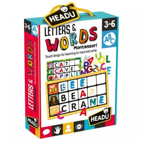 Headu Bingo Montessori - Joc Educativ Imagini Si Cuvinte - imagine 3