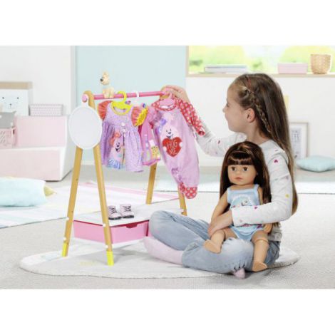 Cuier BABY born cu depozitare și oglindă Zapf - imagine 11